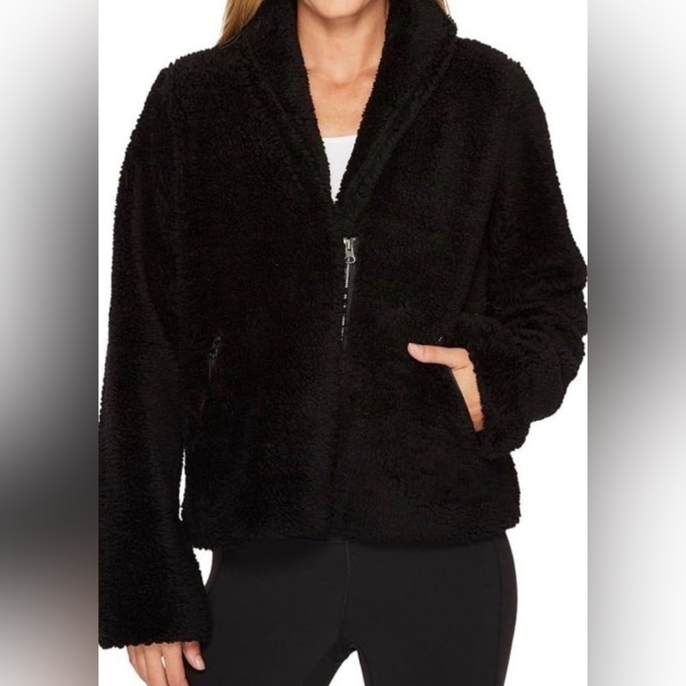 Alo front zip Sherpa jacket - S